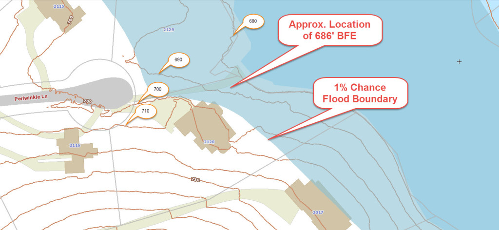 GIS with Flood Hazard Zone Overlay